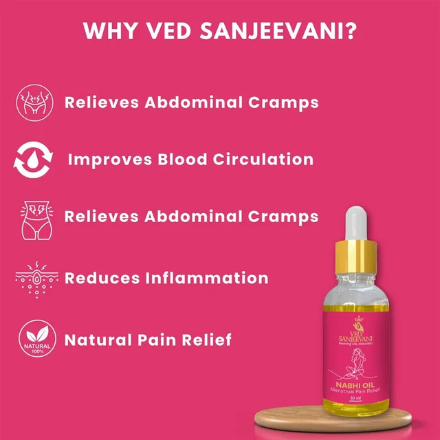 Nabhi Oil for Menstrual Pain Relief – Ayurvedic Herbal Cramp Relief