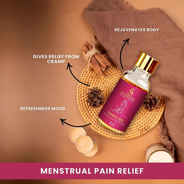 Nabhi Oil for Menstrual Pain Relief – Ayurvedic Herbal Cramp Relief