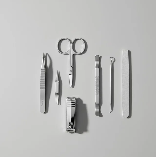 Nail Care Kit – 6-in-1 Stainless Steel Manicure Set | Velvet Wheels