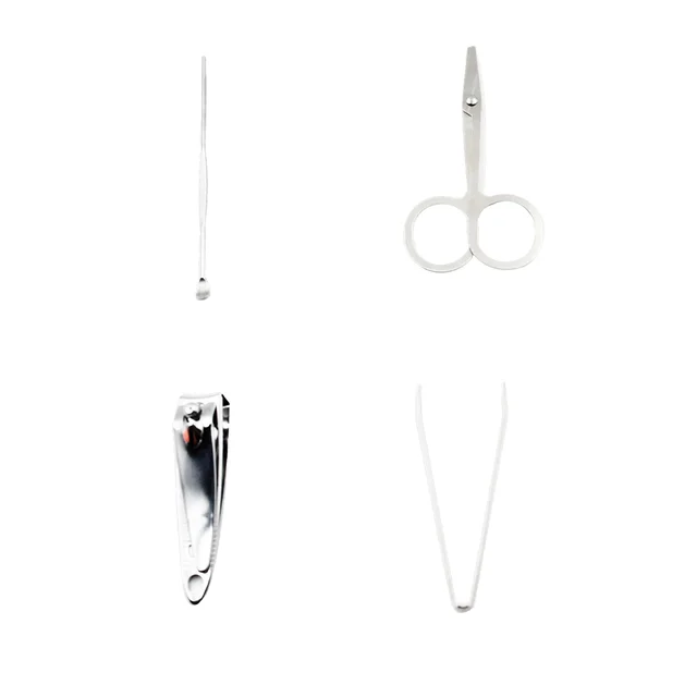 Nail Clipper Set – Stainless Steel 4-Pc Travel Manicure Kit | AuriGlam