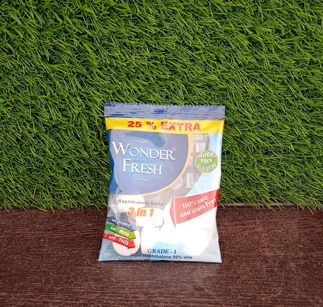 Naphthalene Balls for Wardrobe & Home Pest Control | Wonder Fresh