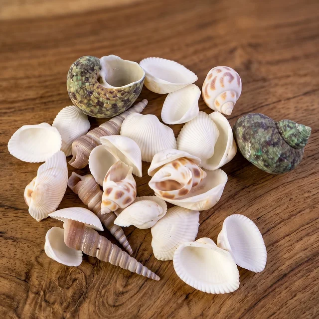 Natural Decorative Seashells Set – Coastal Charm for Home Decor
