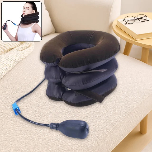 Neck Traction Pillow – Adjustable Support for Neck Pain Relief