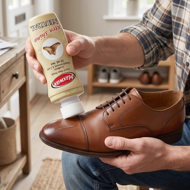 Neutral Liquid Shoe Polish – Instant Shine & Leather Care
