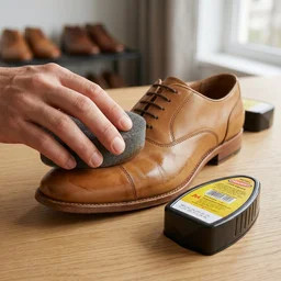 Neutral Shoe Shiner – Instant Shine for Leather Footwear