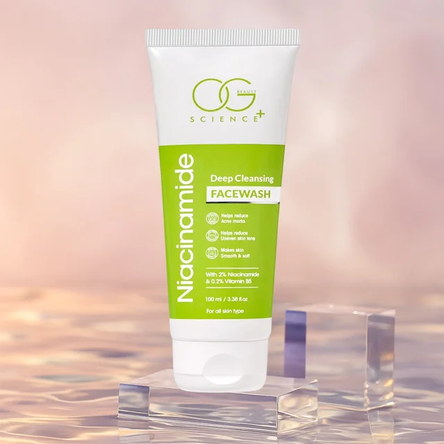 Niacinamide Deep Cleansing Facewash – Acne Mark Reduction