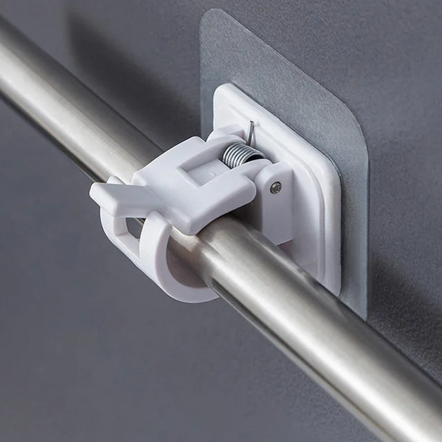 No-Drill Adhesive Towel Rod Holder – Multipurpose Wall Mount