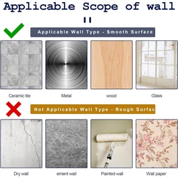 No-Drill Adhesive Towel Rod Holder – Multipurpose Wall Mount