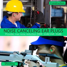 Noise Reduction Earplugs – Soft Foam for Sleep & Travel | XcelSafe