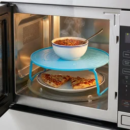 Non-Slip Plastic Microwave Tray – Even Heating & Stable Serving