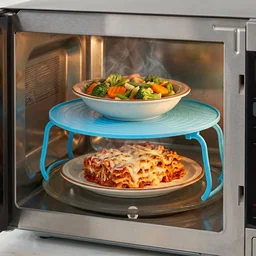 Non-Slip Plastic Microwave Tray – Even Heating & Stable Serving