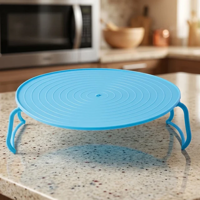 Non-Slip Plastic Microwave Tray – Even Heating & Stable Serving