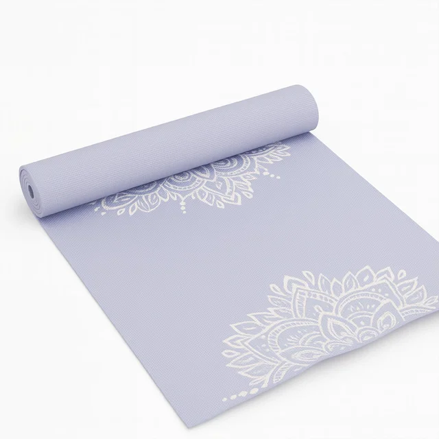Non-Slip Printed Yoga Mat – Cushioned Mandala Design