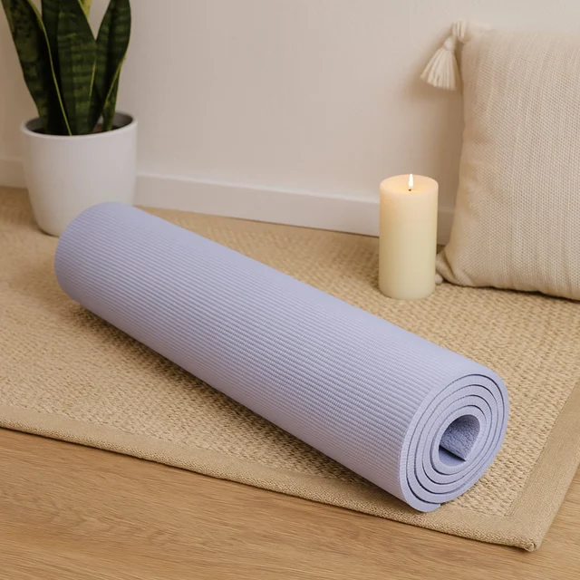 Non-Slip Printed Yoga Mat – Cushioned Mandala Design