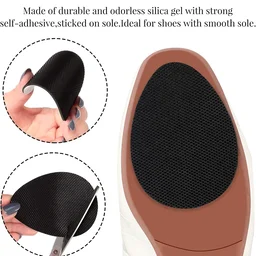 Non-Slip Shoe Pads – Rubber Sole Protectors for Heels | Velvet Wellness