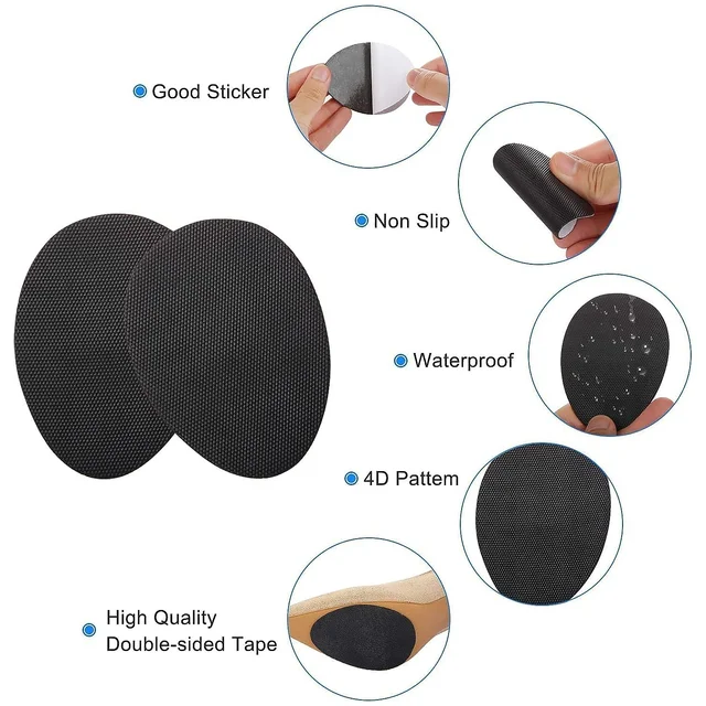 Non-Slip Shoe Pads – Rubber Sole Protectors for Heels | Velvet Wellness