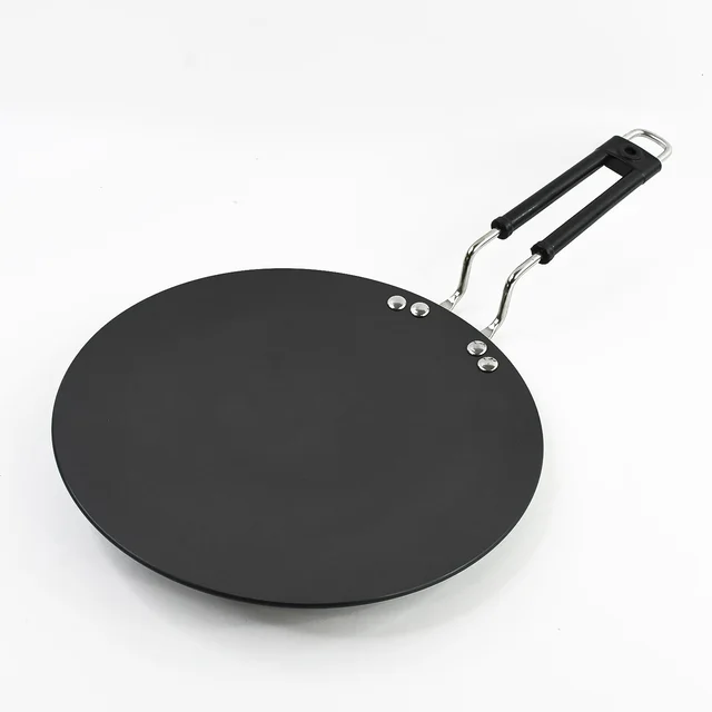 Non-Stick Flat Roti Tawa – Durable 9-Inch Iron Cookware