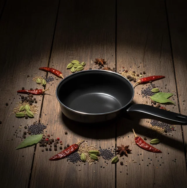 Non-Stick Fry Pan 12-Inch – Gas & Induction Compatible | Indo Glow