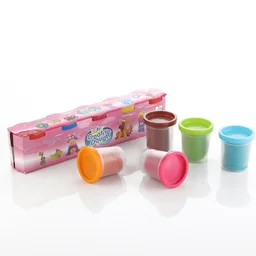 Non-Toxic Dough Clay – 5 Vibrant Colours, Creative Play | Aditi