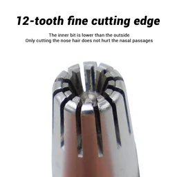 Nose Hair Remover – Painless Stainless Steel with Metal Case | Calm & Curl