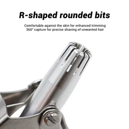Nose Hair Remover – Painless Stainless Steel with Metal Case | Calm & Curl