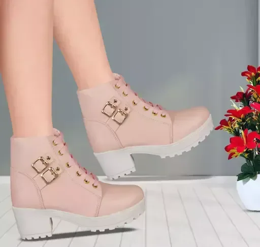 Synthetic Leather Boot Mo - IND-6