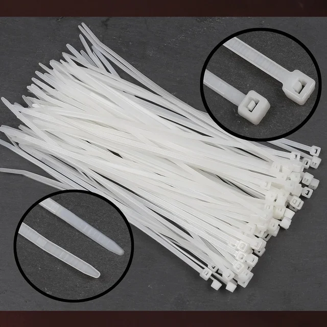 Nylon Cable Ties – 10 Inch Heavy Duty Self-Locking Black | Organivo