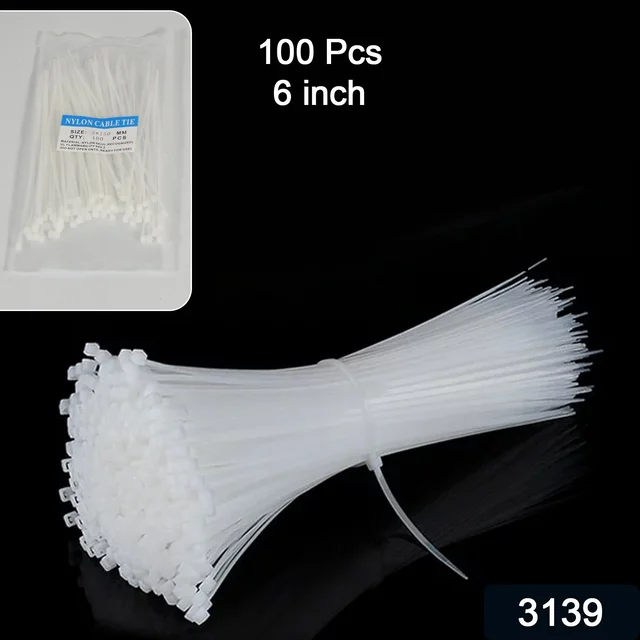 Nylon Cable Ties 6-Inch – Heavy Duty Self-Locking | Indo Glow