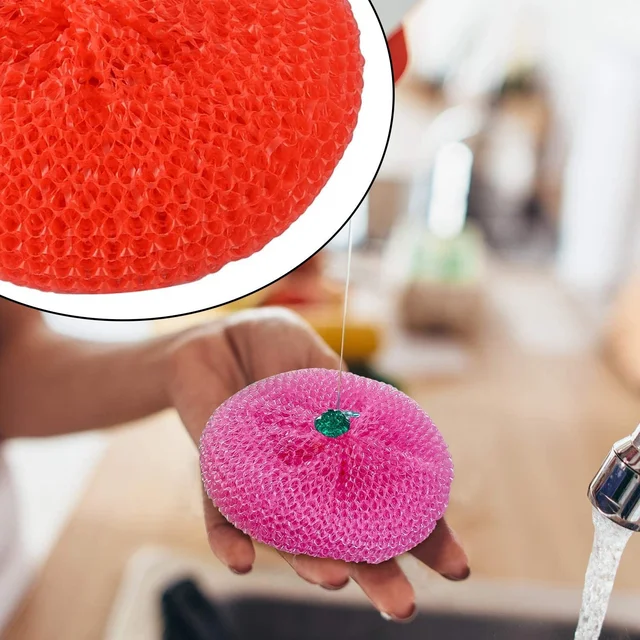 Nylon Scrubber – Multi-Purpose Round Cleaning Pads (Pack of 6) | VelvaBloom