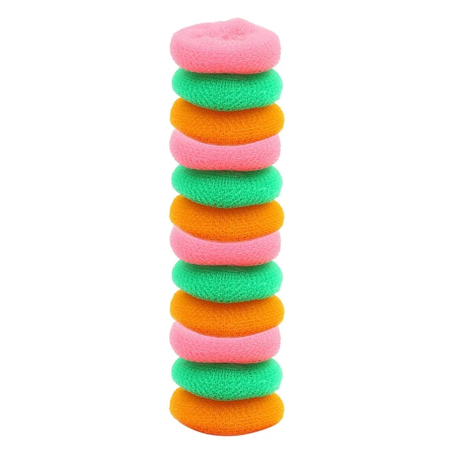 Nylon Scrubber Round – Multi-Surface Cleaning (Pack of 12) | Velvet Wipe