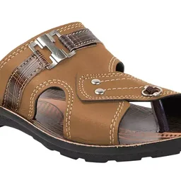 FitFusion Ethnic Slipper For Men Fashion Slip on Men's Flat Mo - IND-9