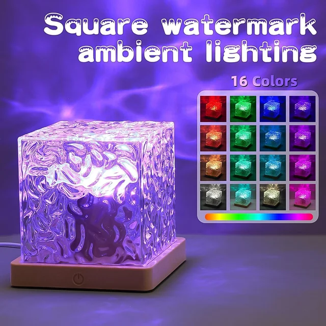 Ocean Wave Projector Lamp – Remote Control LED Light | Styleva