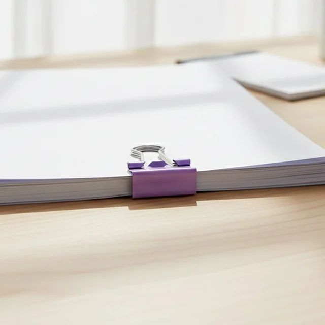 Office Clips & Pins Set – Colorful Durable Paper & Binder Clips
