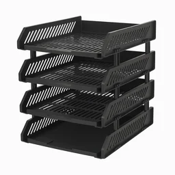 Office File Rack – 4-Layer Desktop Storage with Drawers | FiloDesk