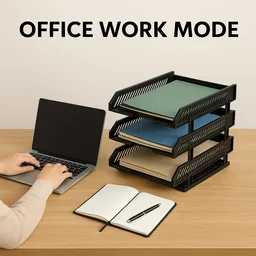 Office File Rack – 4-Layer Desktop Storage with Drawers | FiloDesk