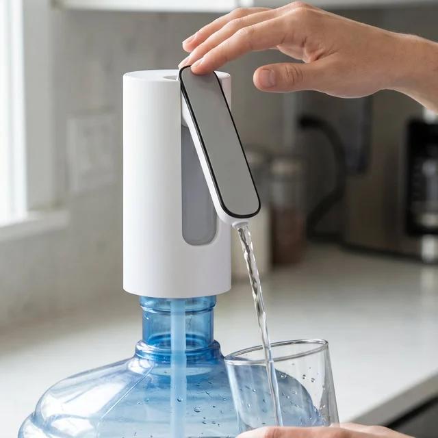 Office Use Electric Water Dispenser Pump USB Rechargeable Foldable (1 Pc)
