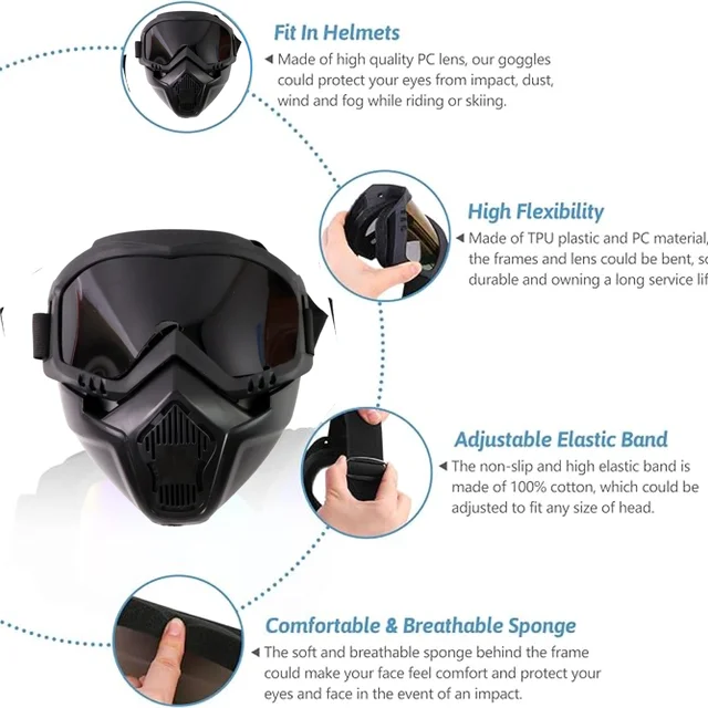 Off-Road Motorcycle Goggles – Windproof Mask & UV Protection | RaceVault