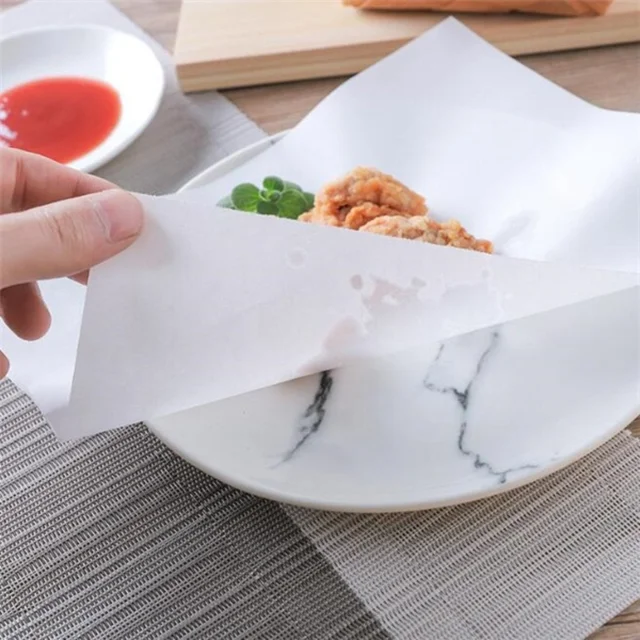 Oil Absorbing Cooking Paper – Grease-Free Sheets (Pack of 50) | Bake & Dwell