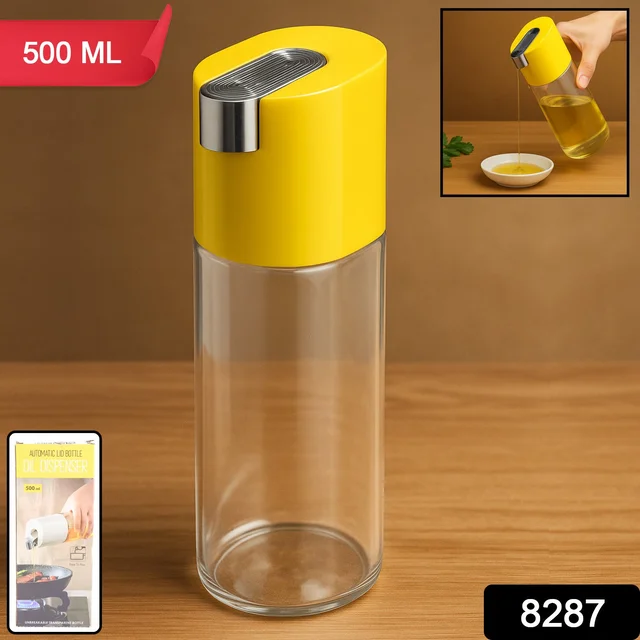 Oil Dispenser Bottle 500 ml – One-Touch Leak-Proof Pouring
