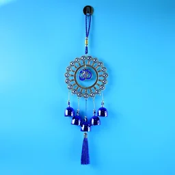 Om Evil Eye Wind Chime – Protective Spiritual Home Decor