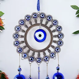 Om Evil Eye Wind Chime – Protective Spiritual Home Decor