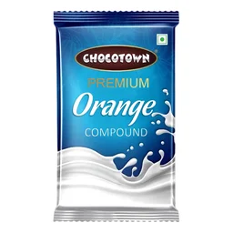 Orange Chocolate Compound – Premium Baking Slab 500gm | Chocotown