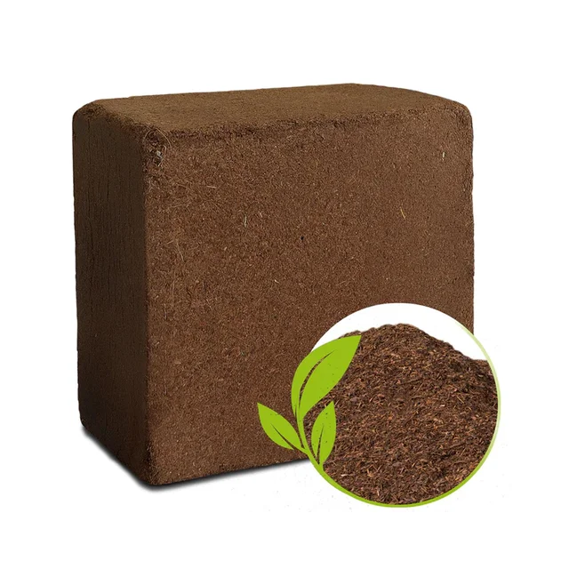 Organic Cocopeat Block – 1 KG Potting Mix for Plants | Styleva