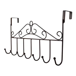 Over Door Hanger Rack – 7 Hooks Metal Organizer | Indo Glow