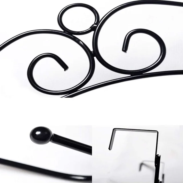 Over Door Hanger Rack – 7 Hooks Metal Organizer | Indo Glow