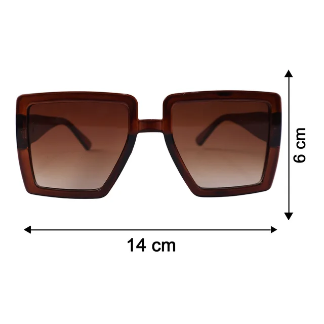 Oversized Square Sunglasses – Trendy Unisex Fashion Eyewear