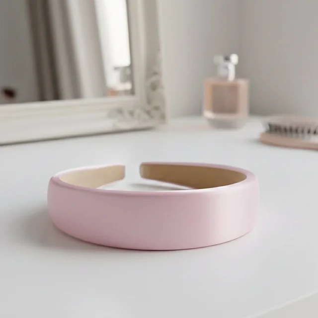 Padded Satin Hairband – Comfortable & Stylish Accessory