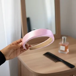 Padded Satin Hairband – Comfortable & Stylish Accessory