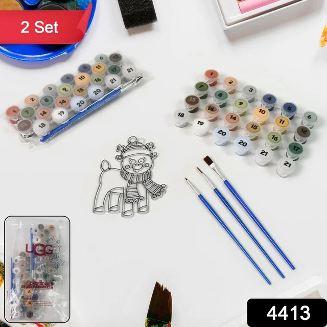 Paint by Number Kits – Adult DIY Art Set with Brushes | Indo Glow