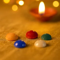 Panch Ratna Stone Set – Auspicious 5 Gemstones for Pooja